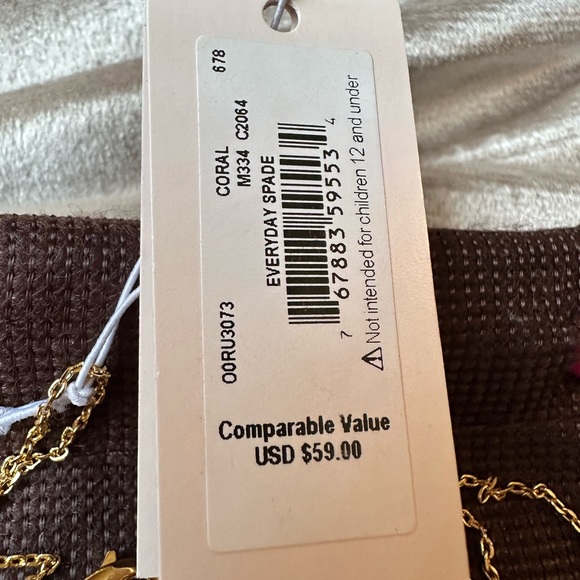 Kate Spade heart logo necklace, two sides brand new - Picture 7 of 8